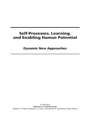 cover image of Self-Processes, Learning and Enabling Human Potential